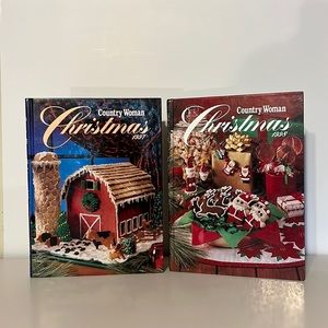 - 2 Country Woman Christmas Hardback Books 1997-98